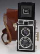 Zeiss Ikoflex TLR camera, in original leather case