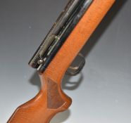 Sterling Armament HR81 .22 bolt-action air rifle with chequered semi-pistol grip and adjustable