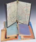 Collection of Royal Artillery Cold war pamphlets / lesson plans including RA Survey, Gunnery Staff
