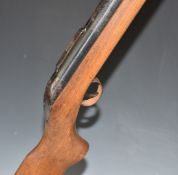 BSA Airsporter style .177 air rifle with semi-pistol grip, adjustable sights and scope rail,