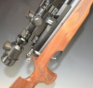 Daystate X2 .177 PCP air rifle with with chequered semi-pistol grip and forend, raised cheek