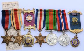 WW2 medals comprising 1939/1945 Star, Africa Star, France & Germany Star, Defence Medal and War