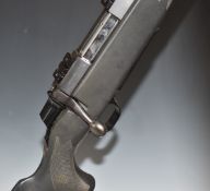 Browning .243 Win bolt-action rifle with hair trigger, chequered semi-pistol grip and forend,