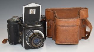 'Ex-Admiralty Remodelled' ARL Mk. II SLR Camera, fitted with Hall Bros. Unimar f/4.5 105mm lens,