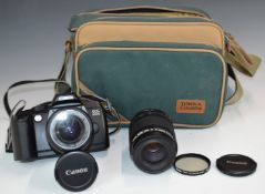 Canon EOS 5000 35mm SLR camera with 38-76 and 50-200mm lenses