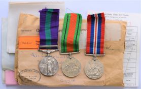 General Service Medal with clasp for Palestine 1945-48 named to 3376 Constable W D Emmanuel,