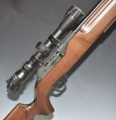 Umarex Hammerli 850 Air Magnum .22 air rifle with semi-pistol grip, raised cheek-piece, sound