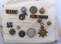 British Army WW1 ephemera relating to Eric Jack Dee, who enlisted into the Gloucestershire