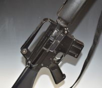 Adler Jager AP74 .22 assault style rifle style with chequered pistol grip, composite stock and