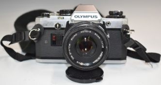 Olympus OM10 35mm SLR camera with 50mm 1:1.8 lens