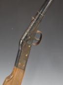 Diana Model 1 cork firing air rifle with named grip and barrel, NVSN.