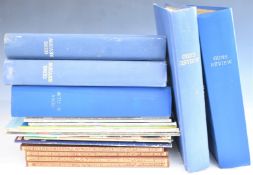 A collection of shooting and gun related magazines including bound volumes of Guns Review dating
