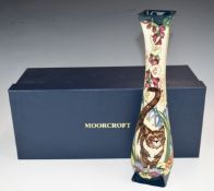 Moorcroft Rachel Bishop signed limited edition 92/100 vase decorated with recumbent and standing