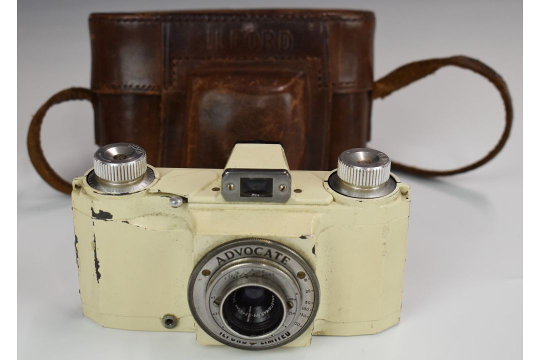 Ilford Advocate 35mm camera, in original leather case - Image 1 of 5