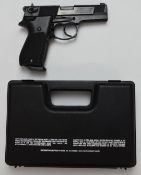 Walther CP88 .177 CO2 air pistol with chequered composite grips, serial number A8420916, in padded