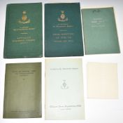Worcestershire Regiment interest, five publications/pamphlets, including Notes on Officer's Dress,