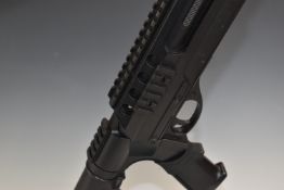 M47D 6mm pump-action shotgun style air rifle with aluminium barrel, multi-shot magazine, scope and