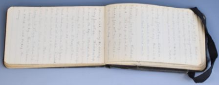 WW1 Royal Flying Corps diary for H P Camburn, RFC, the first entry dated 25/4/1916, includes service