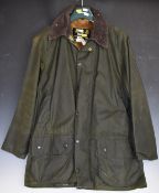 Barbour Beaufort waxed jacket with detachable waistcoat, appears unworn, size M