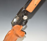BSA Martini International .22 underlever-action target rifle with shaped grip, raised cheek piece