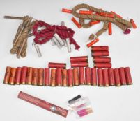 A collection OF bird scaring cartridges and banger ropes including Eley.  PLEASE NOTE THAT A VALID