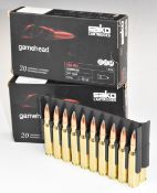 Forty .308 WIN Sako Gamehead soft point rifle cartridges, in original boxes.   PLEASE NOTE THAT A