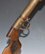 Haenel Mod II E DRP .22 air rifle with chequered semi-pistol grip and adjustable sights and trigger,