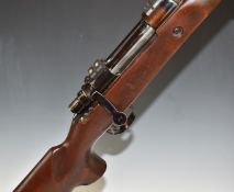 Parker-Hale 1200TX .308 bolt-action target rifle with semi-pistol grip, sling and scope mounts and