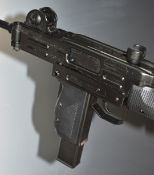 Swiss Arms Protector Uzi style .177 air rifle with extended magazine and folding tactical stock,