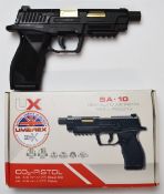 Umarex UX SA.10 semi-auto .177 air pistol, serial number 16H56441, in original box.