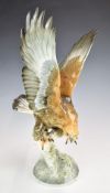 Heutschenreuther figure of an eagle in flight, H40cm