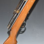 Crosman 140 .177 air rifle with semi-pistol grip and scope rail, NVSN.