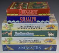 Six unopened boxes of Wade Tom Smith crackers comprising Tales from the Nursery, Animates, World