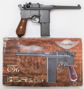Umarex The Spirit of Legends Weapon History C96 Broom Handled Mauser 6mm air pistol, serial number