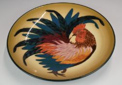 Dennis Chinaworks signed limited edition no 88 large charger / shallow dish decorated with a