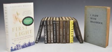 A signed copy of First Flight book by Geoffrey Wellum together with I Flew With Braddock by George