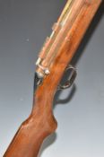 Sheridan Blue Streak .20 bolt-action air rifle with semi-pistol grip and bronzed barrel, serial