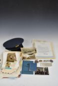 Royal Air Force ephemera relating to Warrant Officer T A Armstrong including Certificate of Service,