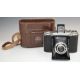 Ross Ensign Selfix 12-20 folding camera fitted with Xpres 75mm f3.5 lens, in original leather case - Image 1 of 7