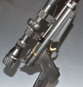 Crossman 2250 Ratcatcher .22 Co2 air rifle with pistol grip, skeleton stock, sound moderator and