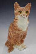 Winstanley signed ginger cat, no 7, H36cm