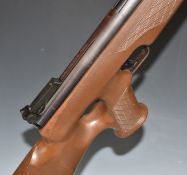BSA Buccaneer .177 air rifle with chequered thumb hole grip, raised cheek piece and adjustable