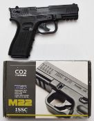 ISSC Tolmar M22 .177 air pistol, serial number CBB15J76865, in original box.