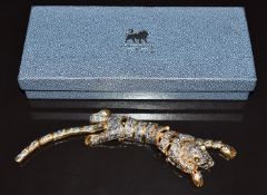 A large tiger brooch