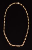A 9ct gold necklace/ chain, 14.1g, 46cm long