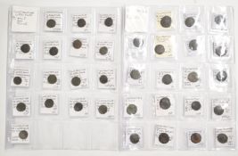 Roman Imperial, Constantine, various bronze coins AE large Follis, AE3 etc, Wolf and twins, and