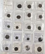 Roman Imperial, 19 AE Antoninianus coins to include Valerian I, II Valens Maximianus Theodosis I