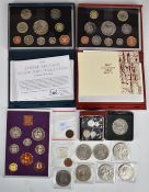 1980 cased Maundy coin set together with Royal Mint proof coin sets for 1997 and 1998 in deluxe
