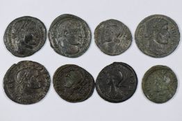 Roman Imperial eight various Constantine I bronze AE3 Follis etc, all high grade