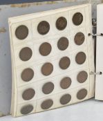 An amateur collection of UK coinage Queen Victoria onwards, including consecutive runs of
